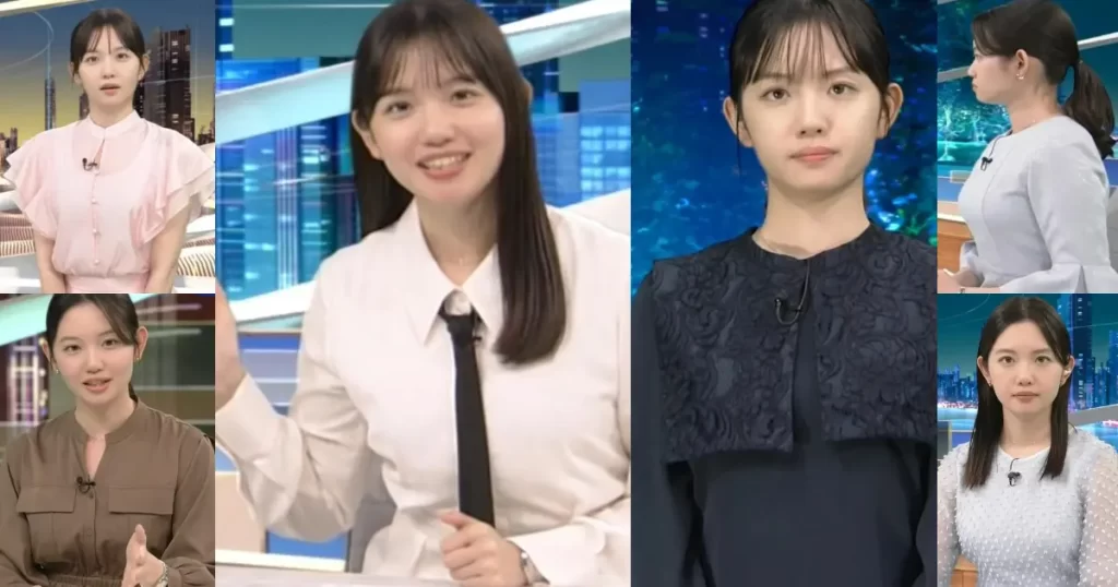 田中瞳アナの着衣夢袋美胸ＯＰが可愛い！白タンクトップがスケスケでえちえちで素敵です！