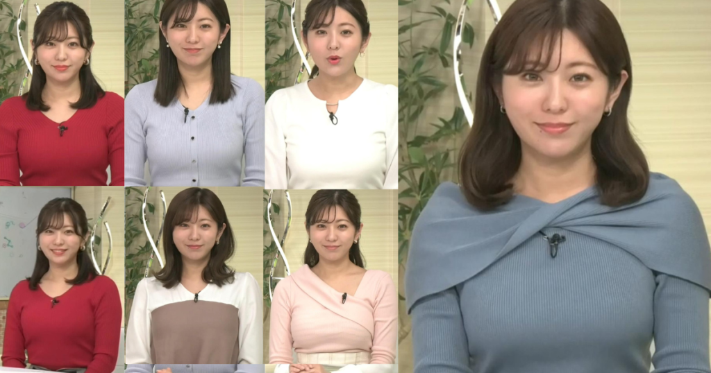 白戸ゆめのアナが色っぽ過ぎる！超絶美人で可愛すぎるのにニットが素敵過ぎます