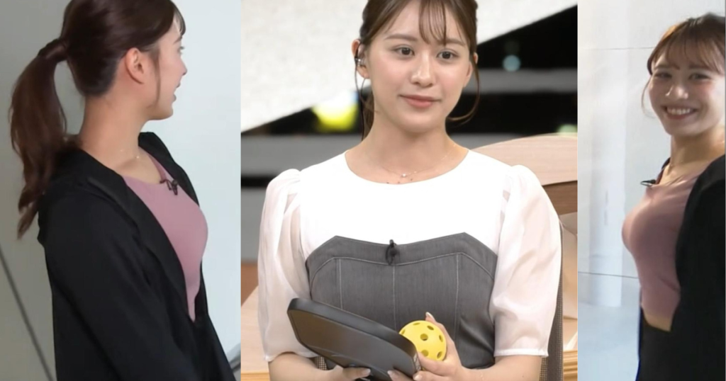松澤亜海アナが可愛い！可愛すぎるのに美胸ＯＰ！スタイル抜群な隠れ美胸ＯＰでした！