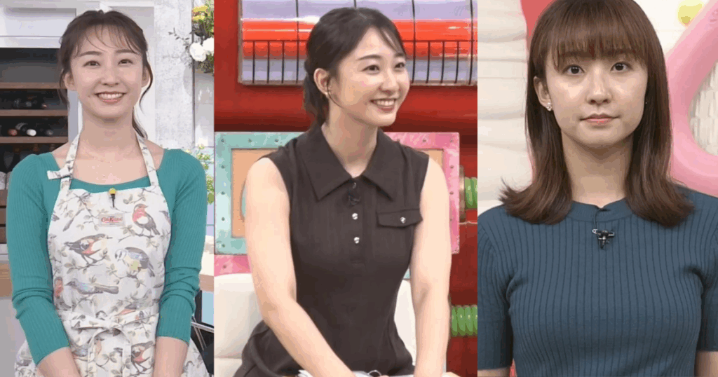 杉原凛アナが可愛い！エプロンニットが素敵過ぎます