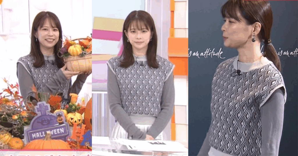 鈴木唯アナが可愛い！素敵なニットでどんどん美しくなってます！
