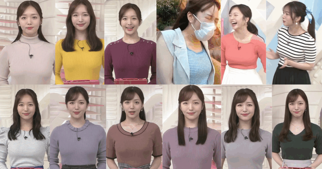 刈川くるみアナが完璧スタイルで可愛すぎます！谷間チラにニットで大きさ形アピールにジェットコースターで激しく揺れる！