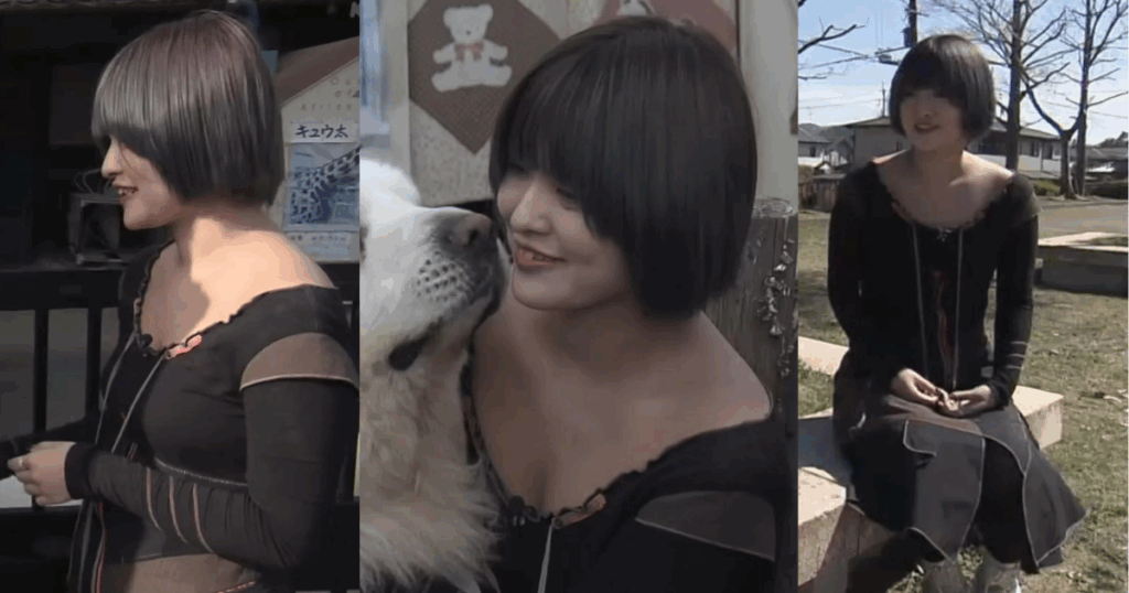 堂々と胸チラを撮られてしまった素人ショートボブメンヘラ美女を発見しました！