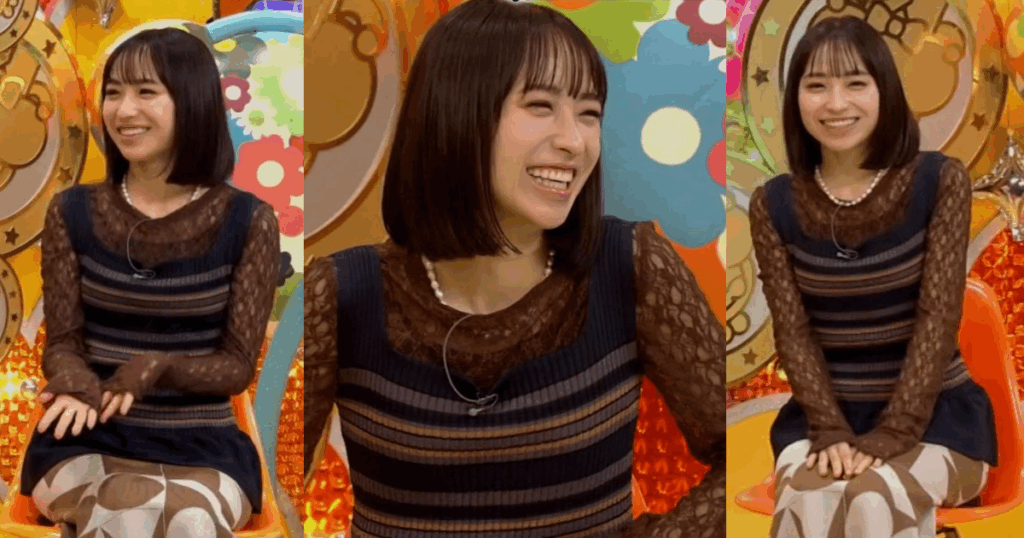 現役女子大生の田牧そらちゃんがピタピタニットで形くっきり可愛すぎました