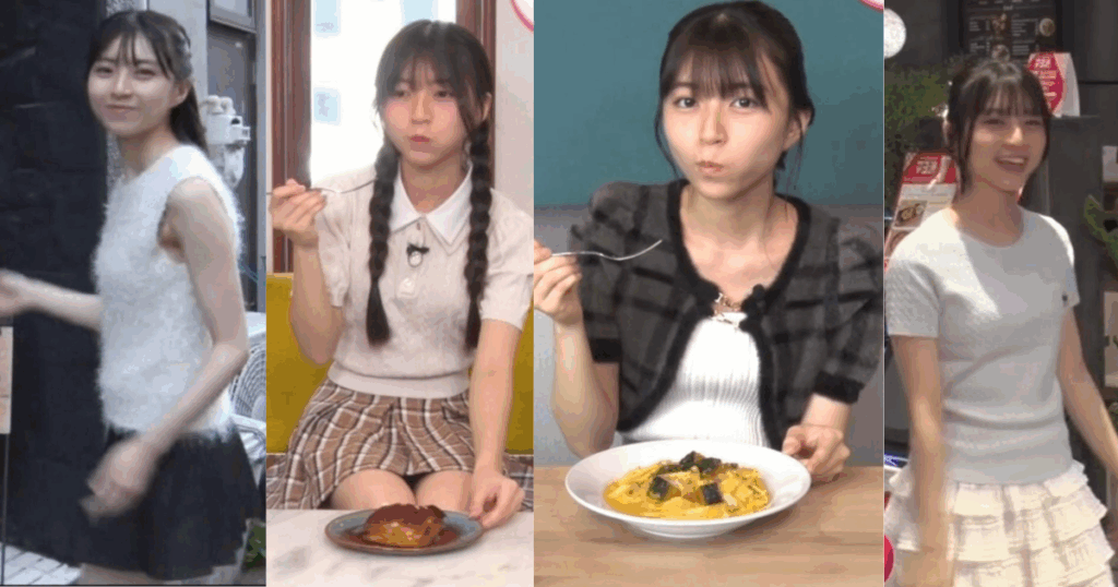 現役ＪＫ大里菜桜ちゃんが可愛すぎる！ニットにシースルーにどんどん大人になって将来超有望！