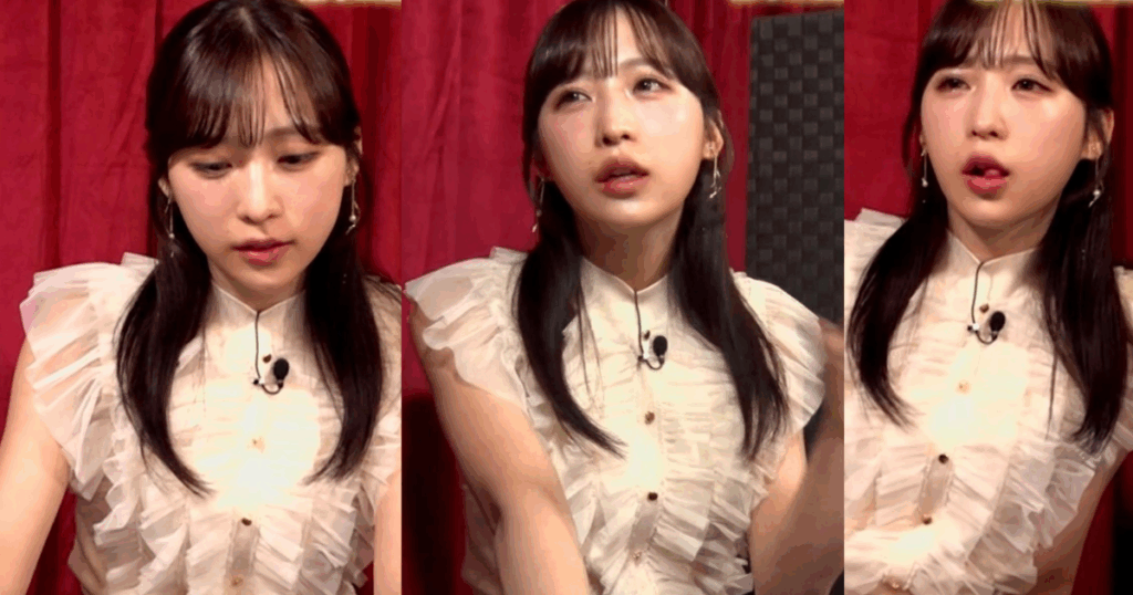 むちむちノースリーブで小栗有以ちゃんが激辛に悶絶して最高に可愛すぎました！