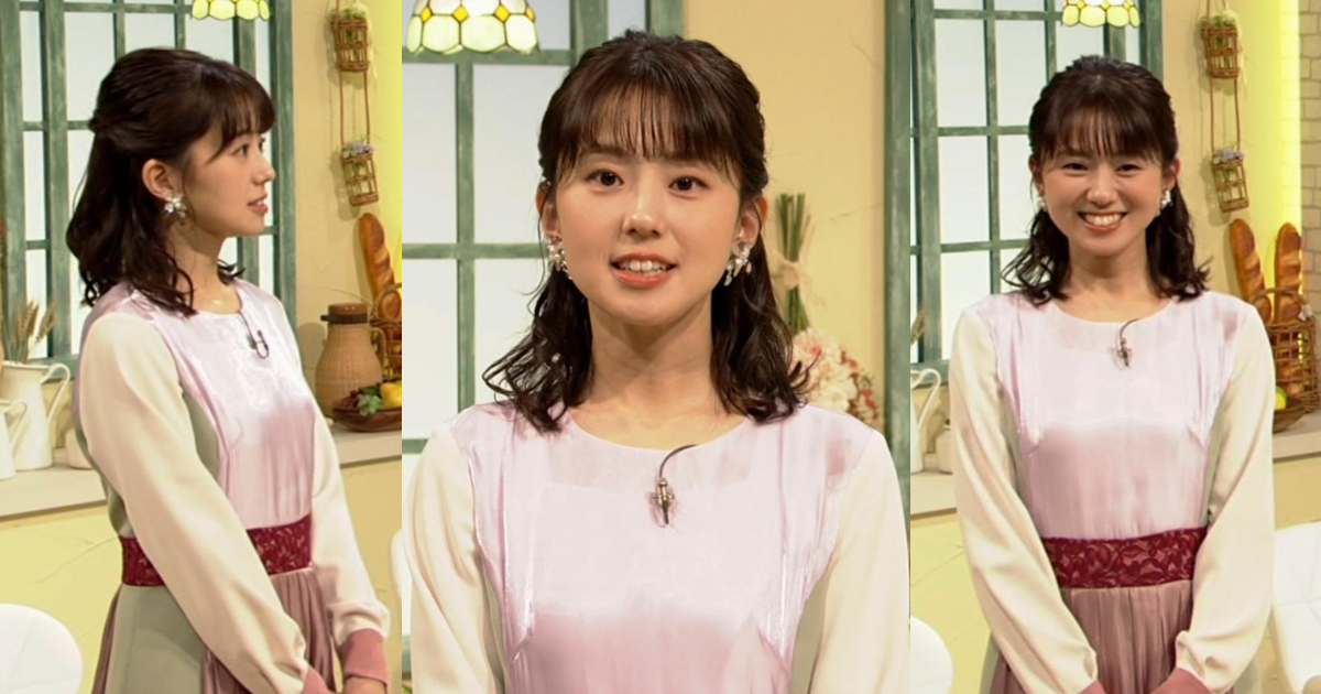 宮﨑あずさアナがこんもりくっきり感が可愛すぎる！長身スレンダーで童顔がめちゃくちゃ可愛い！