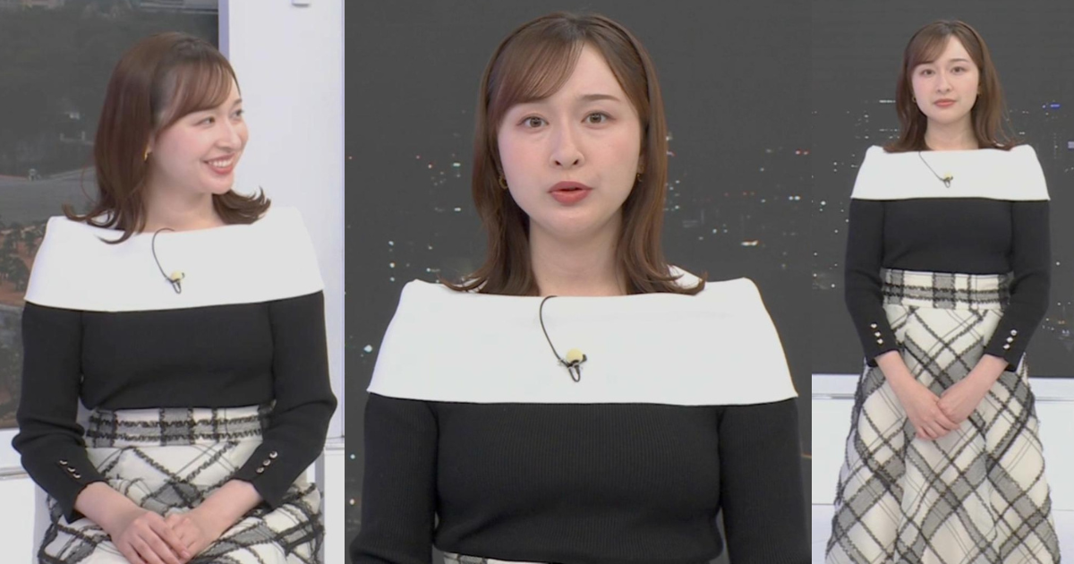 宇賀神メグアナのもちもち感が可愛すぎる！くっきりニットのムチムチ感が最高すぎます！