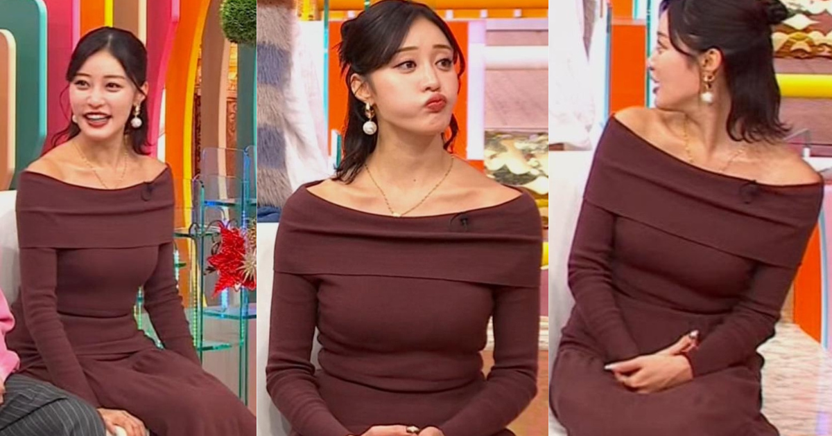 ピタピタボディコンニット王林ちゃんが長身で可愛すぎるのに美脚が眩しい！ミニスカも最高です！