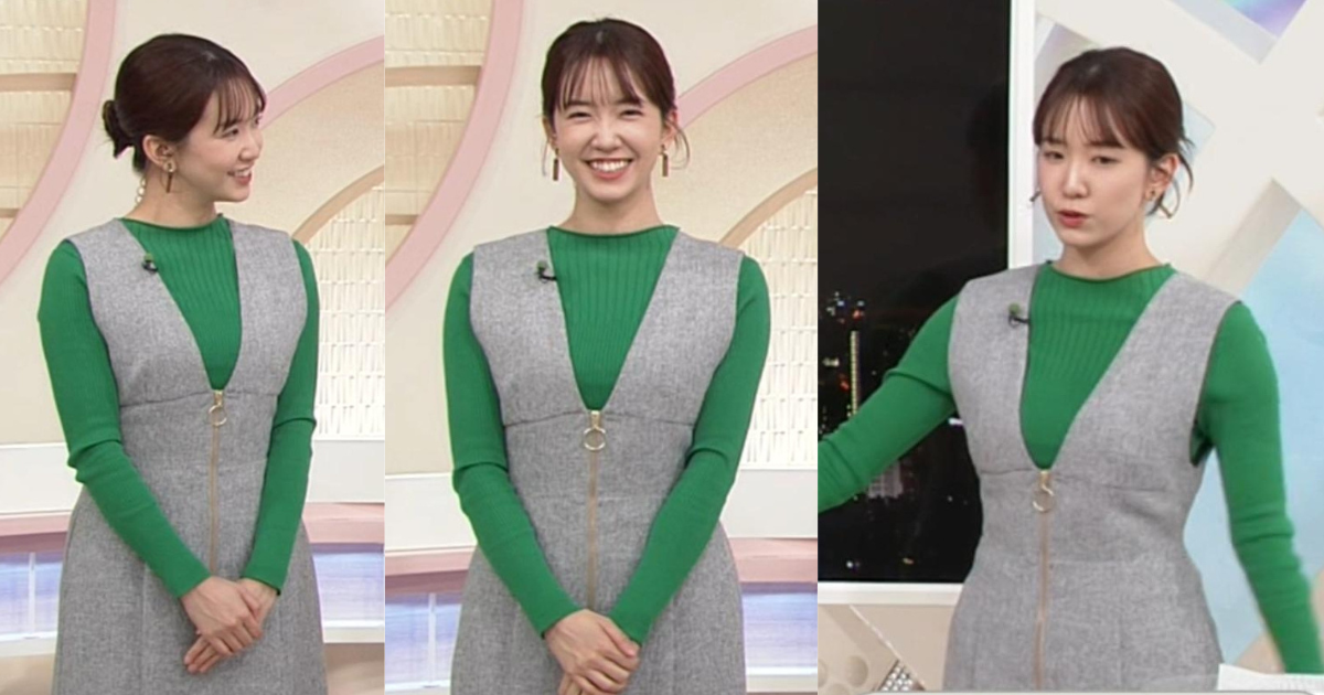 中西希キャスターが隙間ニットでステキさを隠し切れずに可愛すぎました！