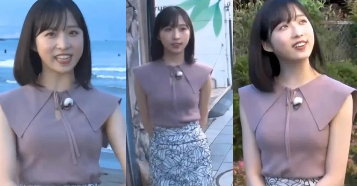 ボディラインくっきりな小栗有以ちゃんが可愛すぎる！スタイル抜群で最高過ぎるピタピタニット！