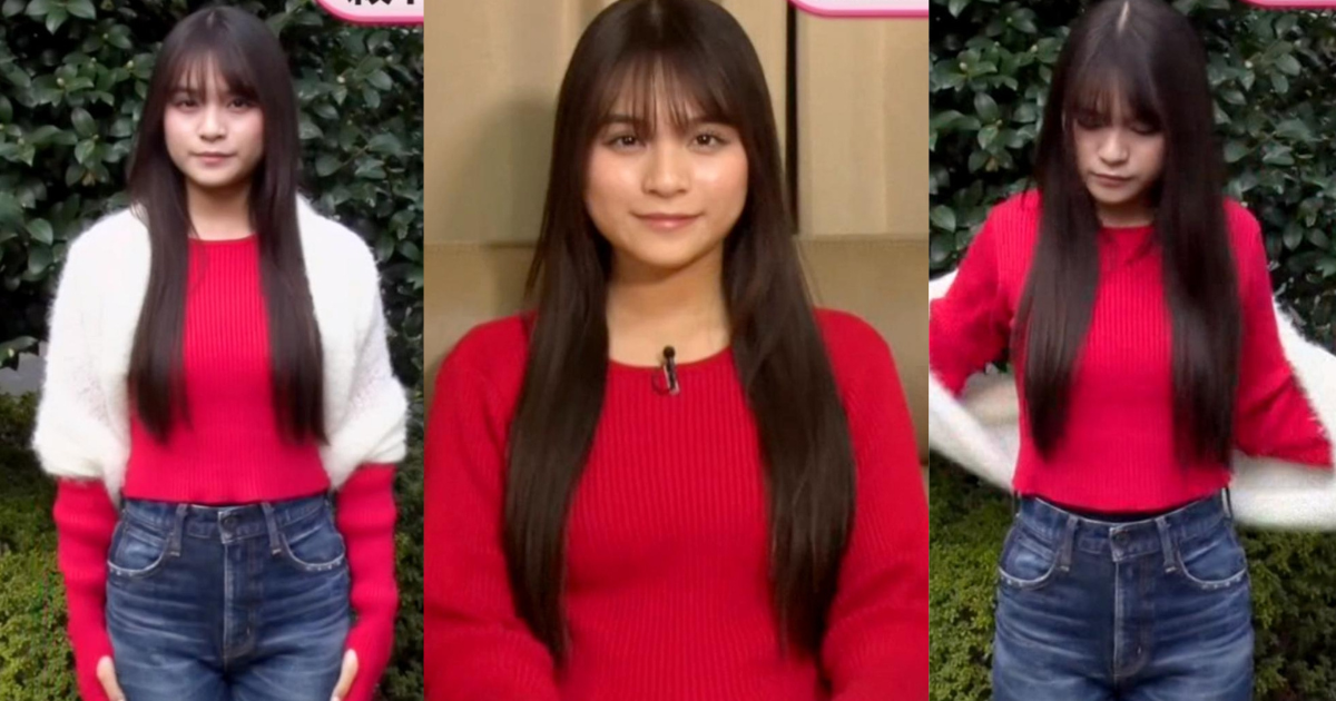 有坂心花ちゃんが可愛すぎる！めちゃくちゃ可愛いニットに生脚美脚でスタイル抜群です！