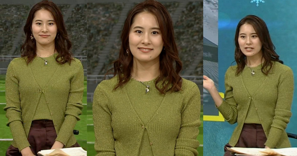 くっきりぴたぴたニットの宮本真智アナが可愛い！中川安奈アナを引き継いだサンデースポーツでニットでスタイル抜群！
