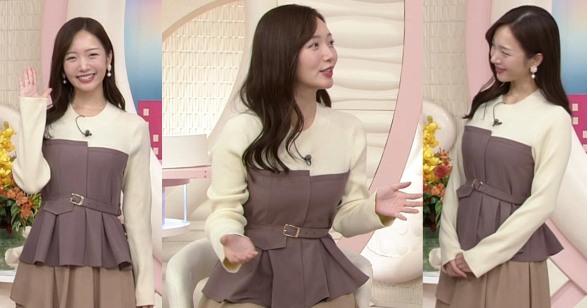 メロン感がくっきり過ぎて可愛すぎる刈川くるみキャスター！がっつり谷間チラあいさつのお宝画像も！