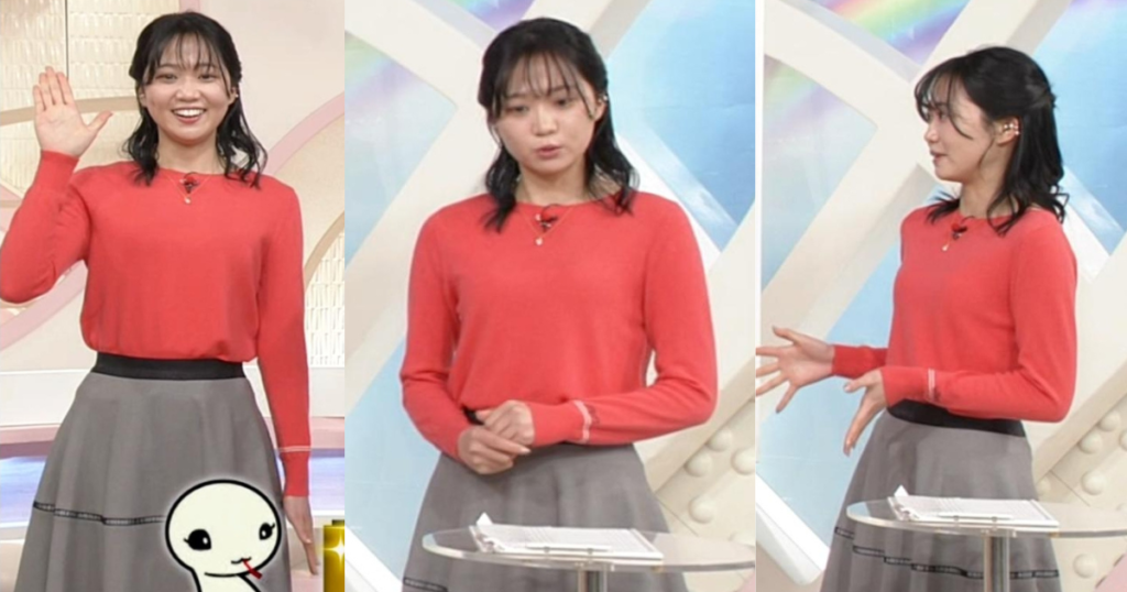 井澤咲乃お天気キャスターが長身童顔で可愛すぎる！ニットで美スタイルアピール！