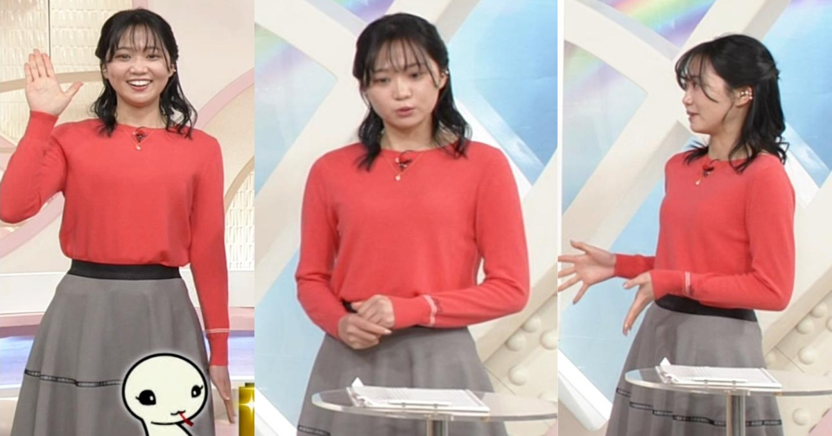井澤咲乃お天気キャスターが長身童顔で可愛すぎる！ニットで美スタイルアピール！