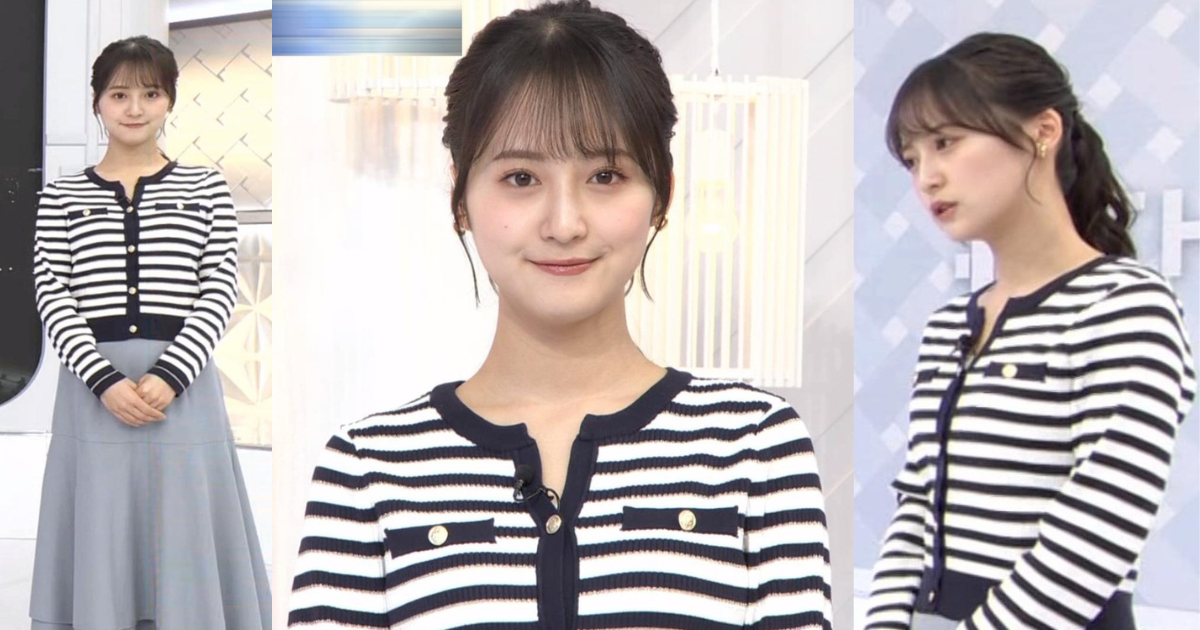 現役女子大生齊藤美雅ちゃんが長身でスタイル抜群で可愛すぎます！タイトで曲線美が美しいニットで強調して素敵過ぎます！