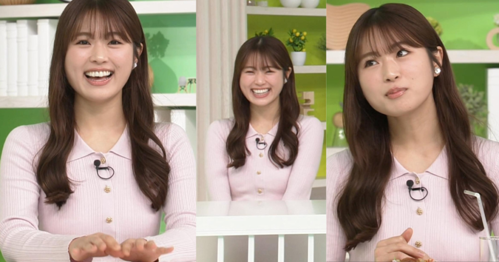 形くっきりニットで可愛すぎる渋谷凪咲ちゃん！笑顔もスタイルも最高でくっきりポチってるぴたぴたニットも！【お宝】