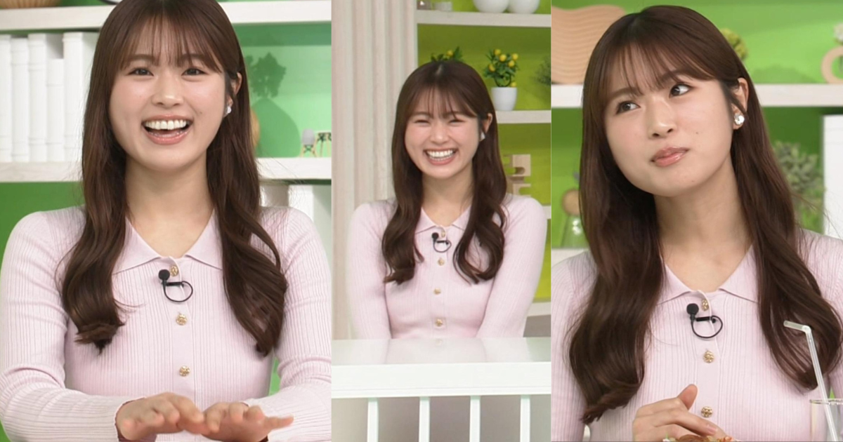 形くっきりニットで可愛すぎる渋谷凪咲ちゃん！笑顔もスタイルも最高でくっきりポチってるぴたぴたニットも！【お宝】