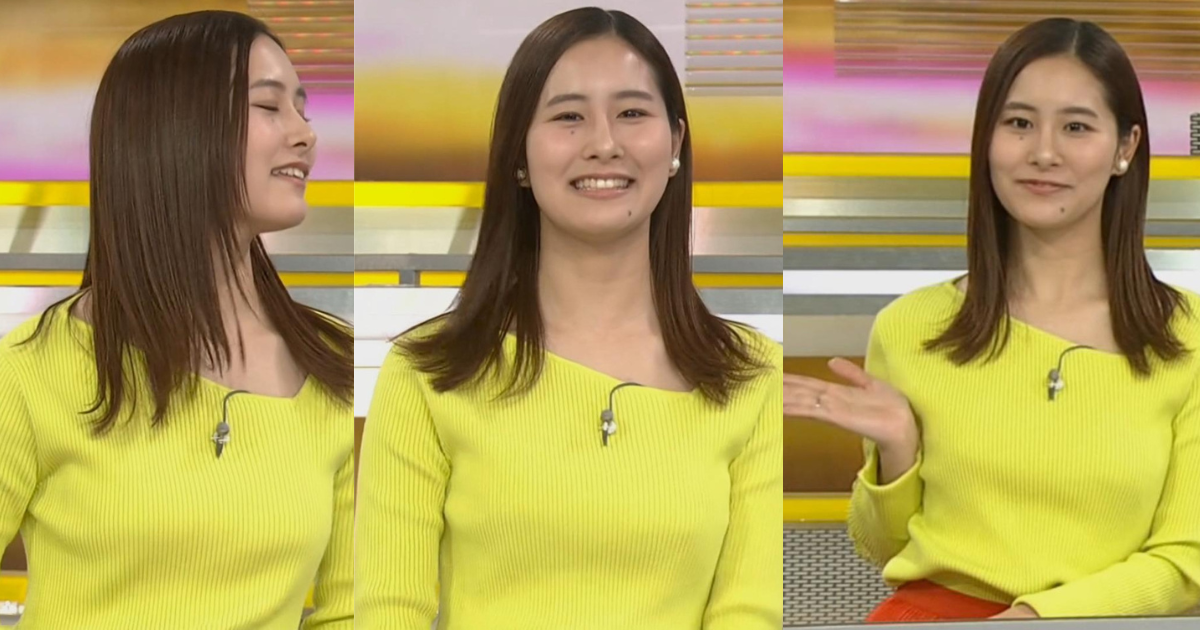 宮本真智アナが鬼スタイルで可愛すぎる！ピタピタニットでくっきりアピールが素敵過ぎます！