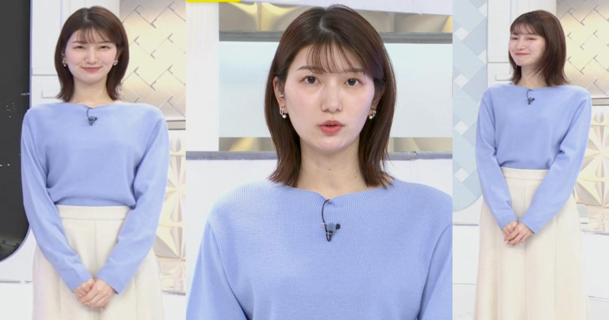 吉村恵里子アナがタイトで曲線美が美しいニットでくっきり可愛すぎました！長身でスタイル抜群で最高です！