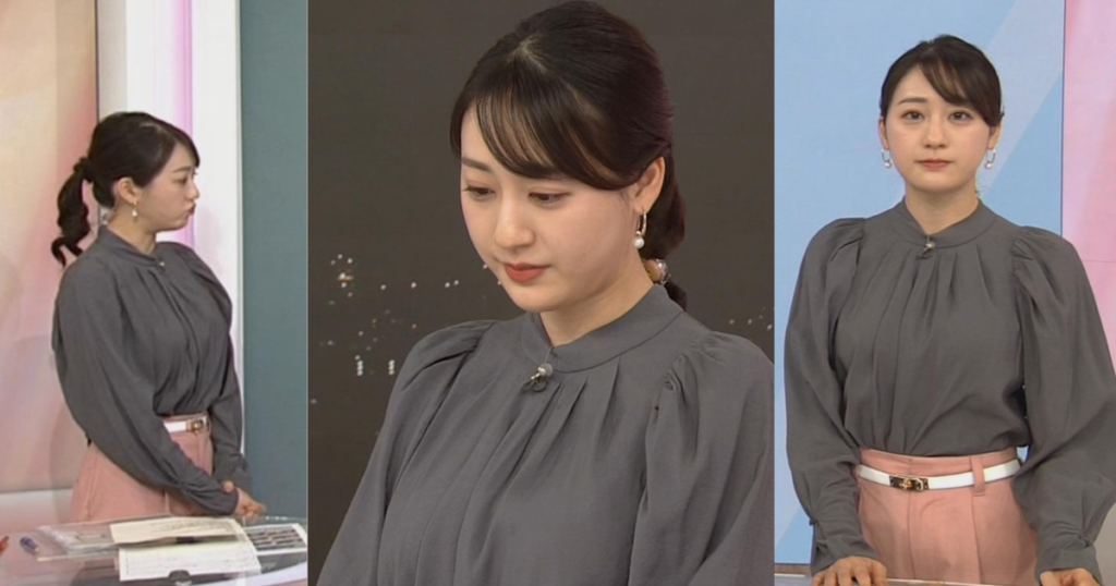 大谷舞風アナが隠し切れないくっきり感が可愛すぎる！可愛くてスタイル良すぎで最高です！