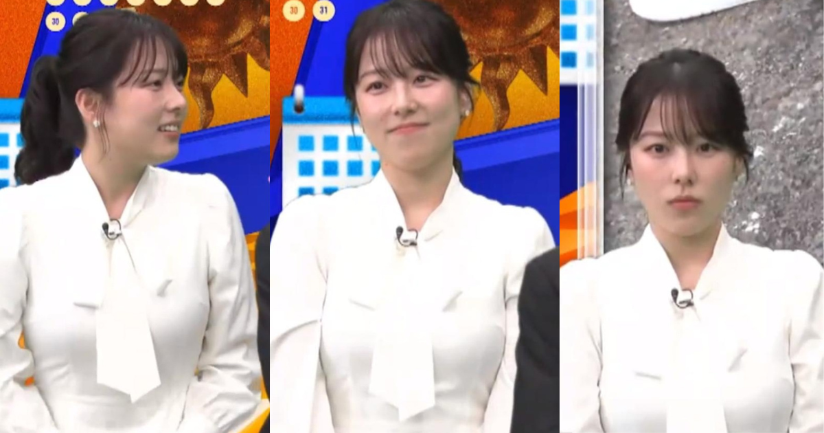 古旗笑佳アナの厚みが素敵な横アングルのステキな立体感が最高すぎます！躍動感あふれる揺れ揺れにベリーショートでも可愛いすぎる！