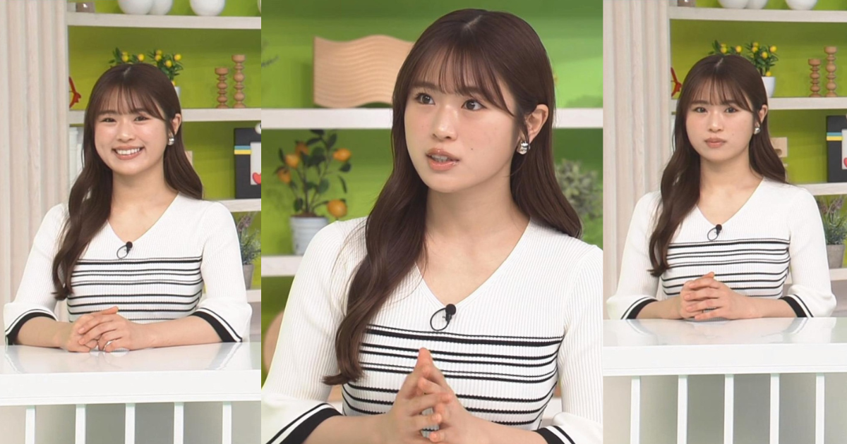 渋谷凪咲ちゃんの笑顔もスタイルも最高！くっきりタイトニットでポチったお宝も！