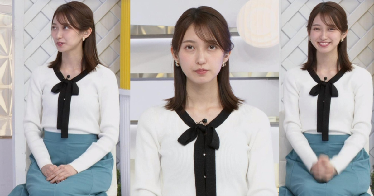 佐々木舞音アナがくっきりニットでステキな立体感あふれるアピールで可愛すぎました！くっきりタイトで曲線美が美しいニットに女神の隙間の訪れに天使のストラップ披露傑作も最高です！