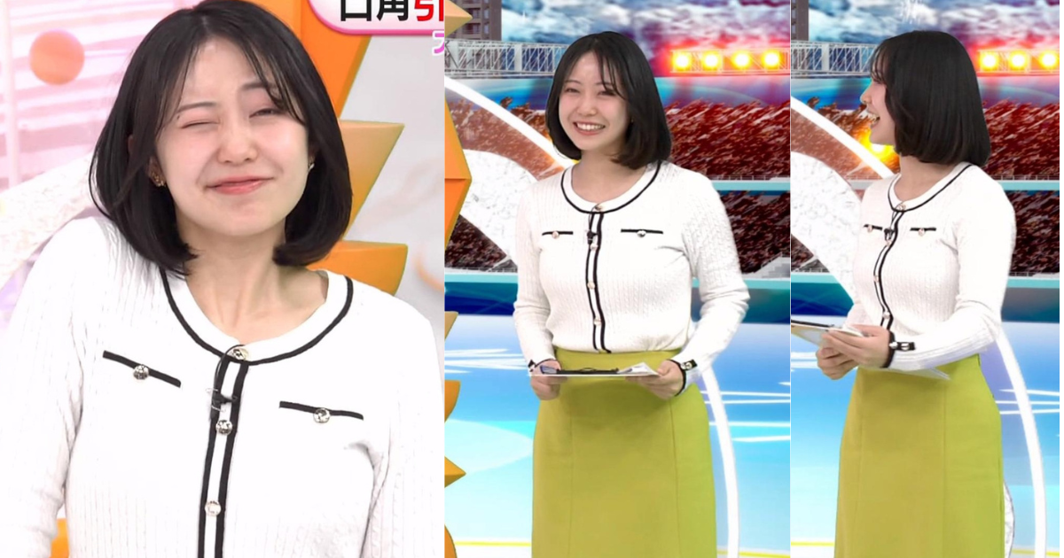 高崎春アナが可愛すぎる！ニットでくっきり美しい曲線美も実は最高！ボブになって可愛さ倍増です！