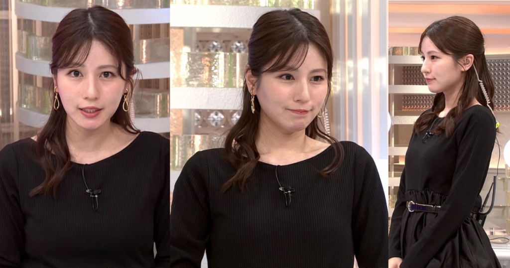 堤礼実アナがスレンダーでスタイル抜群で美しすぎる！タイトなくっきりニットで可愛すぎます！