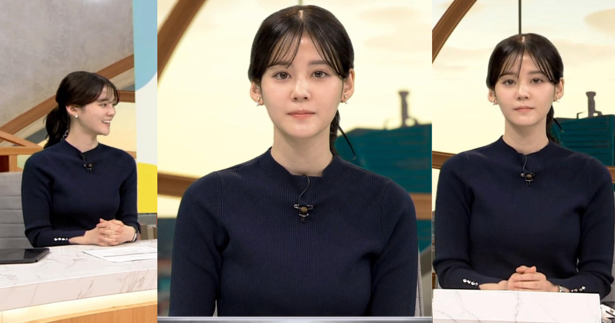 中原みなみアナがアイドル以上に可愛すぎて最高！タイトで曲線美が美しいニットでスタイル抜群です