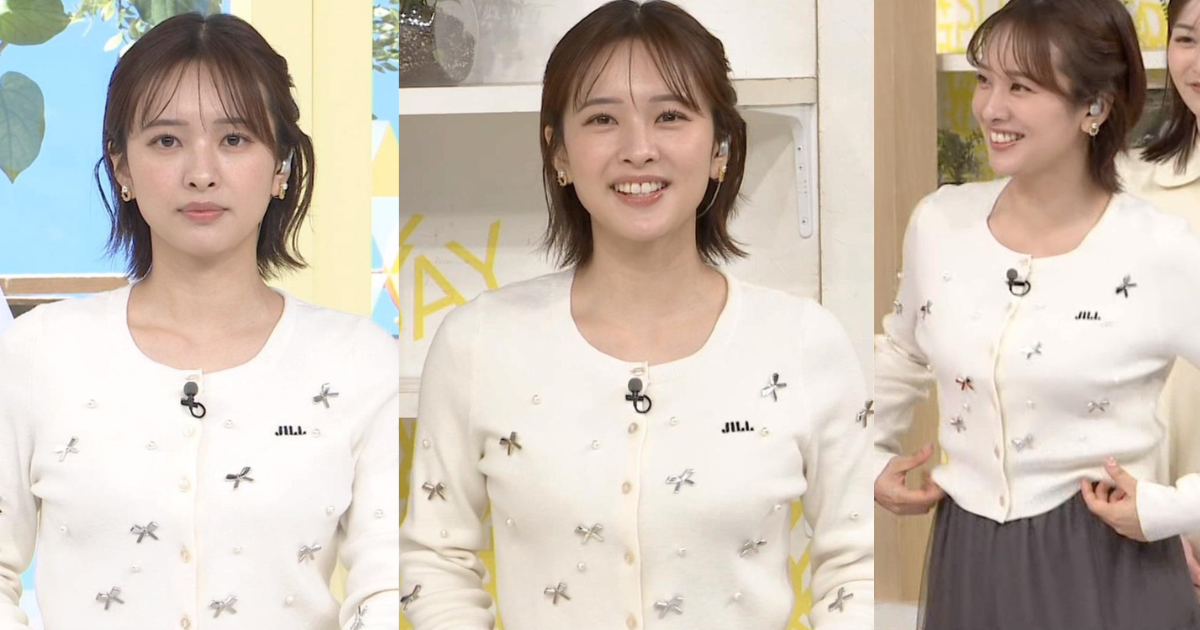 河出奈都美アナがスタイル最強で可愛すぎる！体操で揺れ揺れ躍動感あふれるタイトなニットで笑顔が最高です！