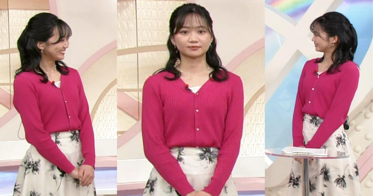 井澤咲乃お天気キャスターが長身童顔で可愛すぎる！ニットで美スタイルアピール！