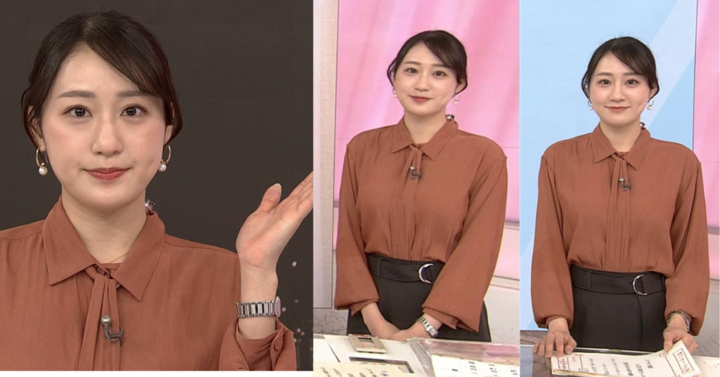 大谷舞風アナが可愛くてスタイル良すぎる！ニットでも何でも着ても立体感くっきりで朝から最高です！
