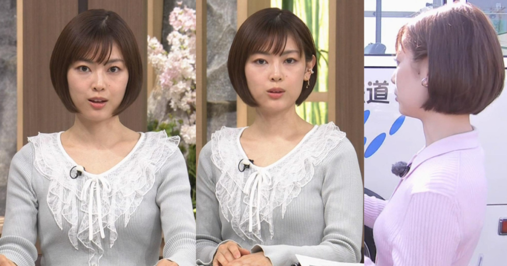 中西悠理アナがショートが似合い過ぎて可愛すぎる！ニットがステキすぎます！