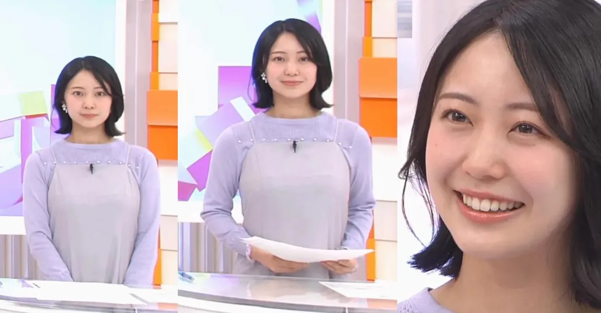 高崎春アナが可愛すぎる！くっきりニットで実はスタイル抜群！ボブになって可愛さ倍増です！