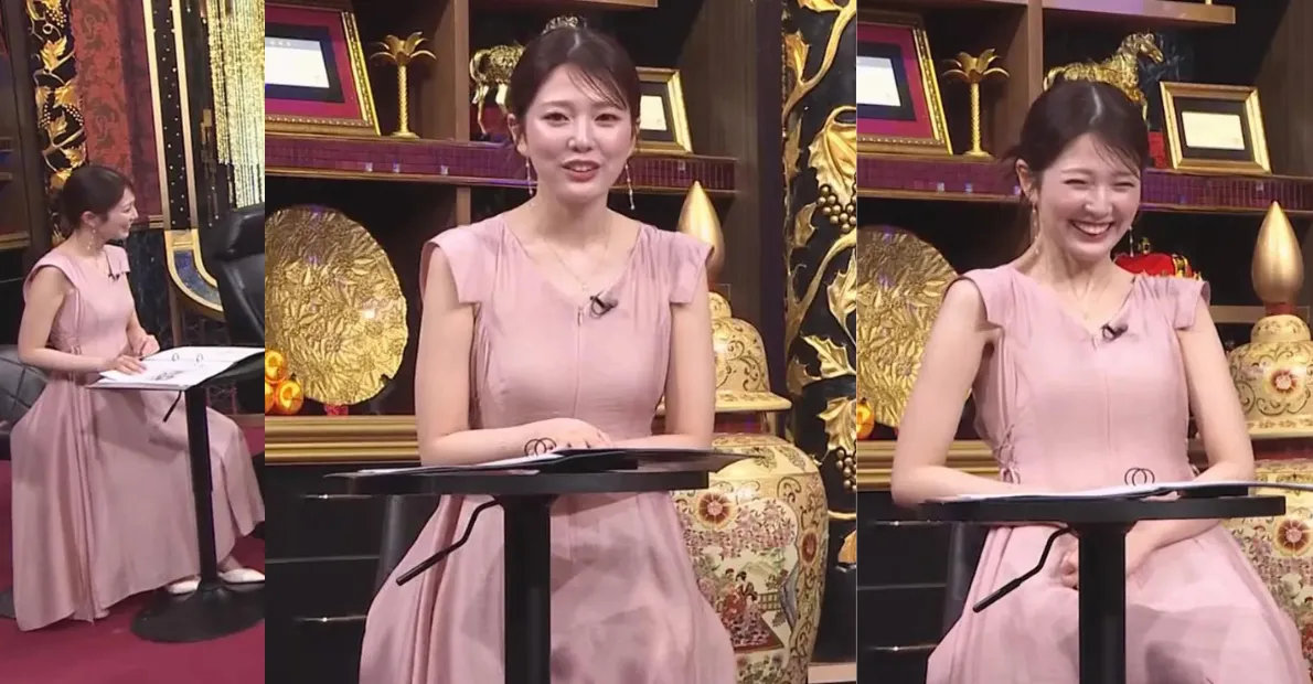 黒田みゆアナの笑顔が可愛すぎる！タイトなニット魅惑のラインくっきりに二の腕でデコルテも美しすぎます！