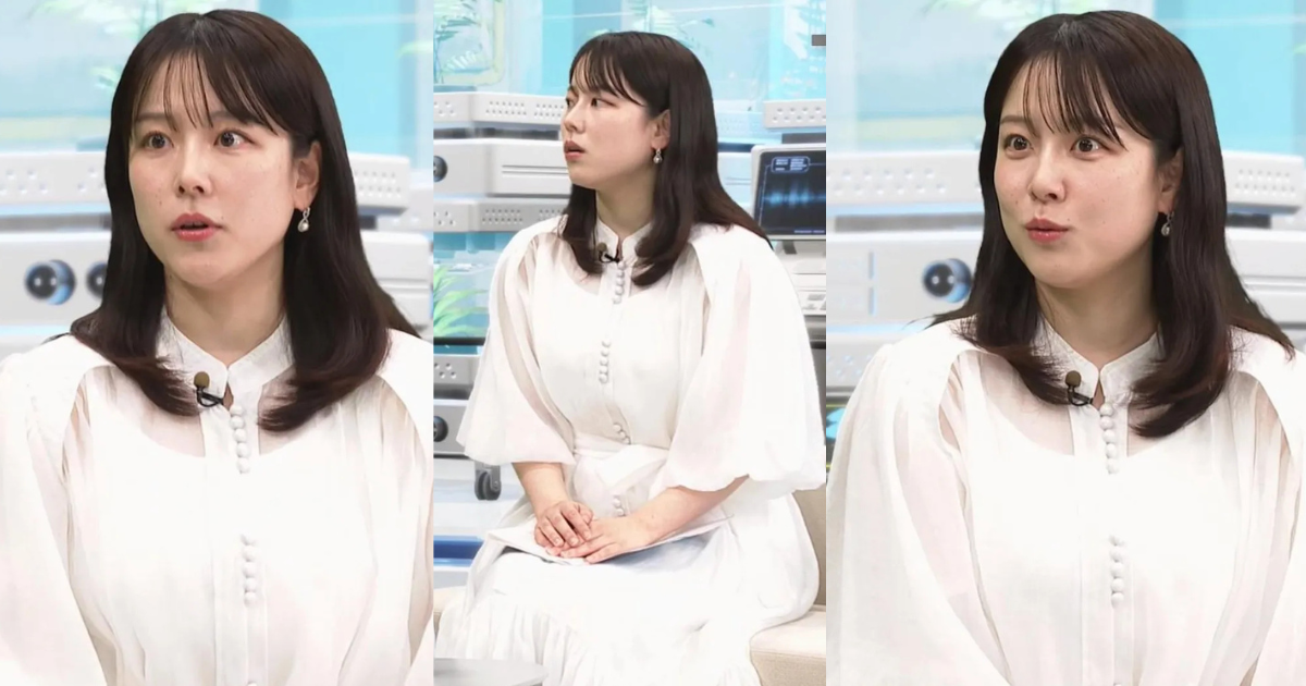 古旗笑佳アナのニットのボリュームが最高すぎ！厚みがステキな横アングルに躍動感あふれる揺れ揺れにベリーショートでも可愛いすぎる！