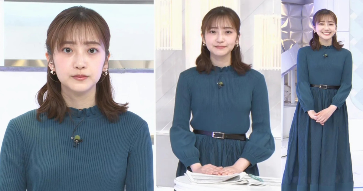 南後杏子アナが可愛すぎて人気急上昇中！ぴたぴたくっきりニットで可愛くて最高です！